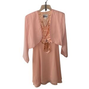 Aspeed Vintage Peach 3 Piece Dress Set